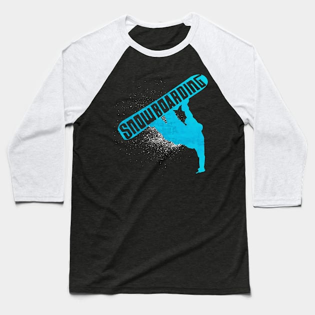 Snowboarding tee Baseball T-Shirt by missalona